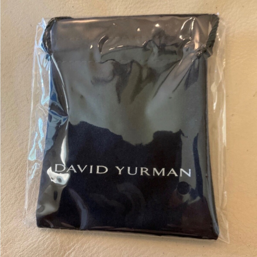NEW DAVID YURMAN Black Jewelry Pouch